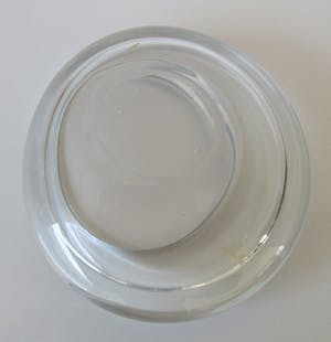 Per Lutken - Blank glazen asbak uit de Akva serie - Holmegaard kopen? Bied vanaf 22!