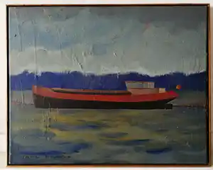Carl Profit - Schip in kanaal. verkauft für € 40!