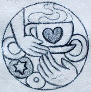 Henry Heerup - Tekening - 1981 verkocht voor € 100!