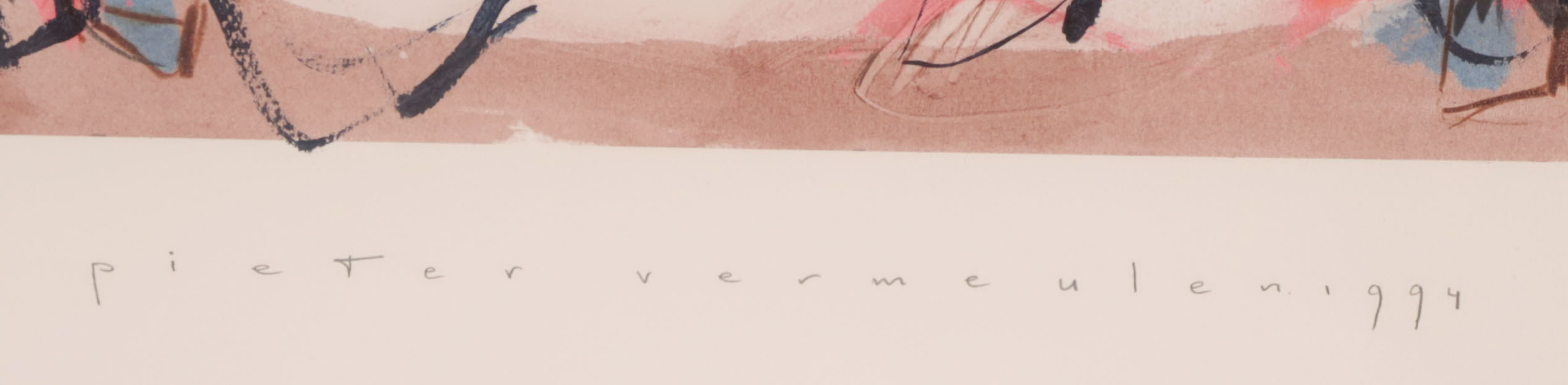 Pieter Vermeulen - Gemengde techniek, Z.T. - Ingelijst kopen? Bied vanaf 35!