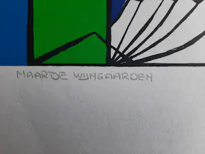 Maartje Wijngaarden - Zeefdruk, Zonder titel kopen? Bied vanaf 30!