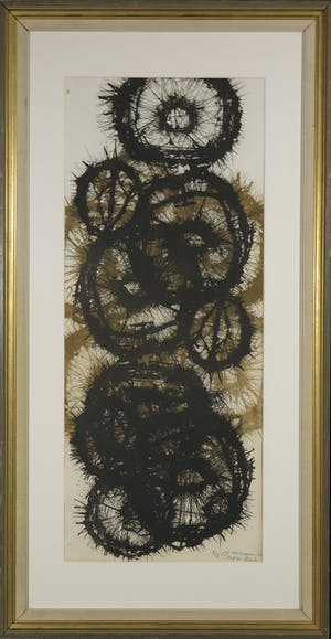 Jaap Kraanen - Litho, Bloemmotief - Ingelijst kopen? Bied vanaf 1!