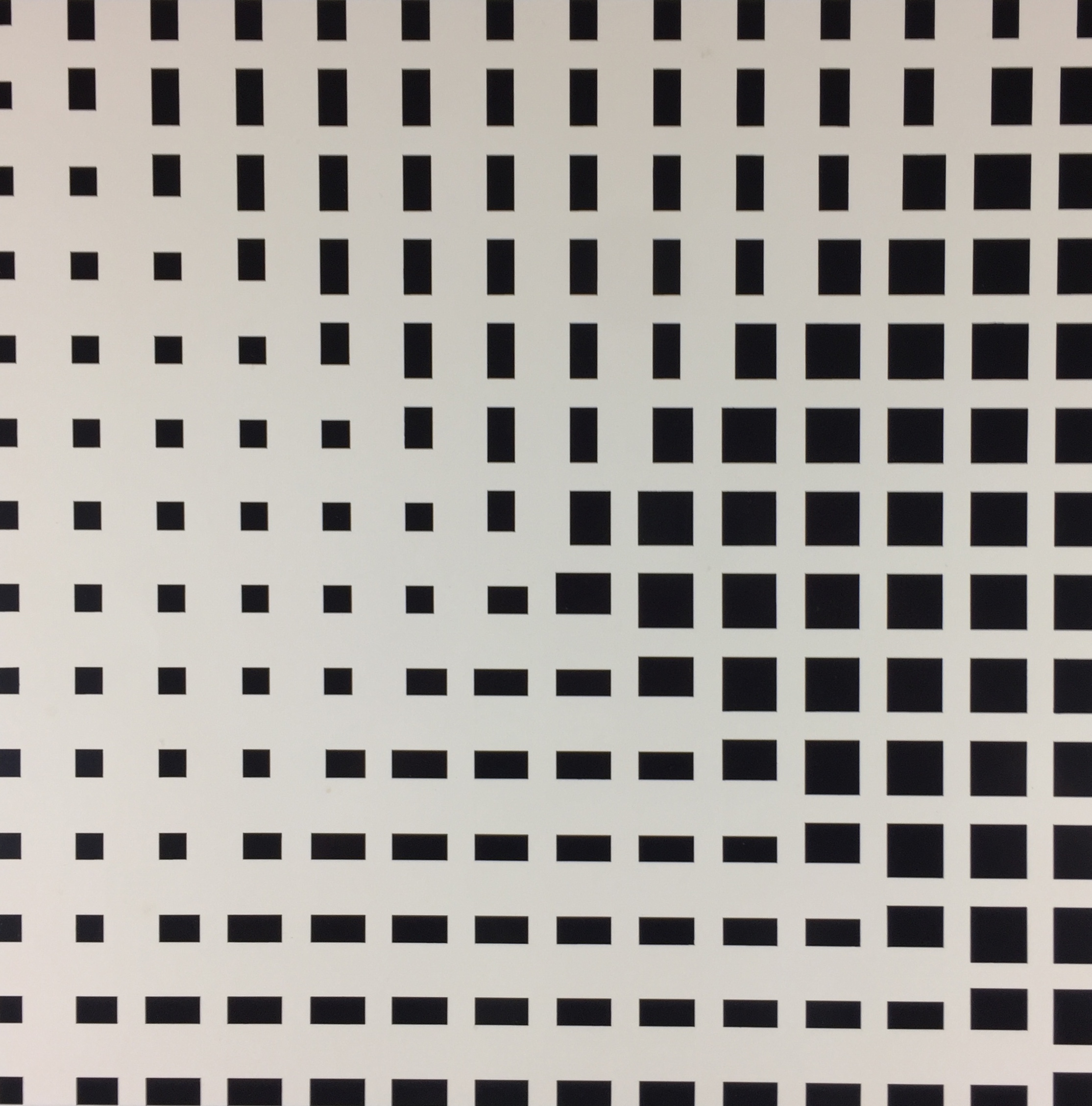 Peter Struycken - geometrisch abstracte compositie - 1966 kopen? Bied vanaf 249!