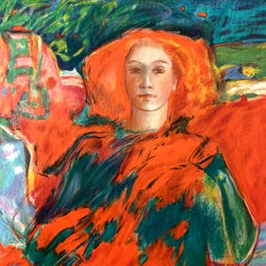 Claudia Steine - Lady in Red I kopen? Bied vanaf 25!