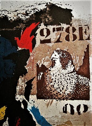 Simon Koene - Fraaie Handgekleurde Ets - Oplage 75 ex. - Havik en Hert - potloodgesigneerd kopen? Bied vanaf 30!