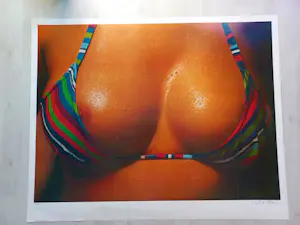 Hilo Chen - "Beach 37" Auflage von 250 - signiert - nummeriert - XXL - (105 x 80 cm) kopen? Bied vanaf 350!
