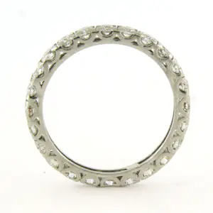 Platina alliance ring bezet met briljant geslepen diamant 1.00 ct - rm 16.25 kopen? Bied vanaf 660!