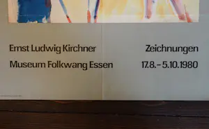 Ernst Ludwig Kirchner - tentoonstellingsaffiche kopen? Bied vanaf 20!