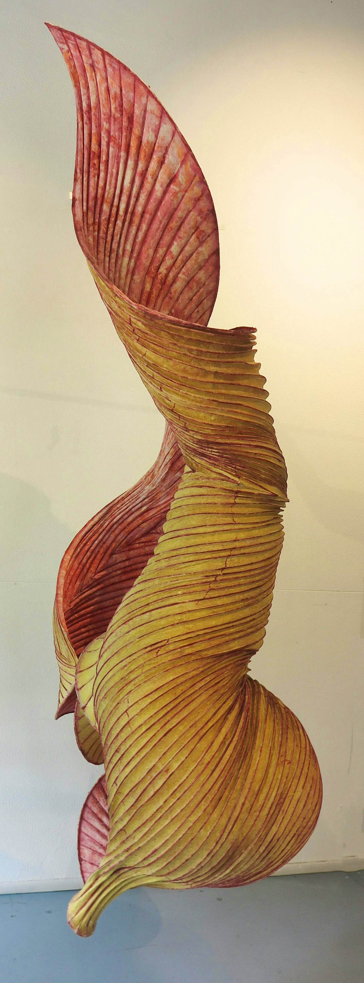 Peter Gentenaar - Groot papieren sculptuur (hangend), Surinaamse dame kopen? Bied vanaf 1200!