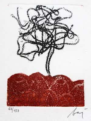 Enrico Baj - boomworm verkocht voor € 45!