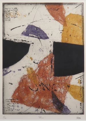 Rene Glaser - Kleurenets, Olive - Ingelijst kopen? Bied vanaf 1!