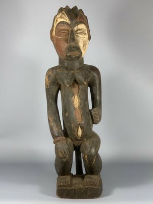 Yoruba - 171215 - Tribal used African Yoruba statue - Nigeria kopen? Bied vanaf 65!