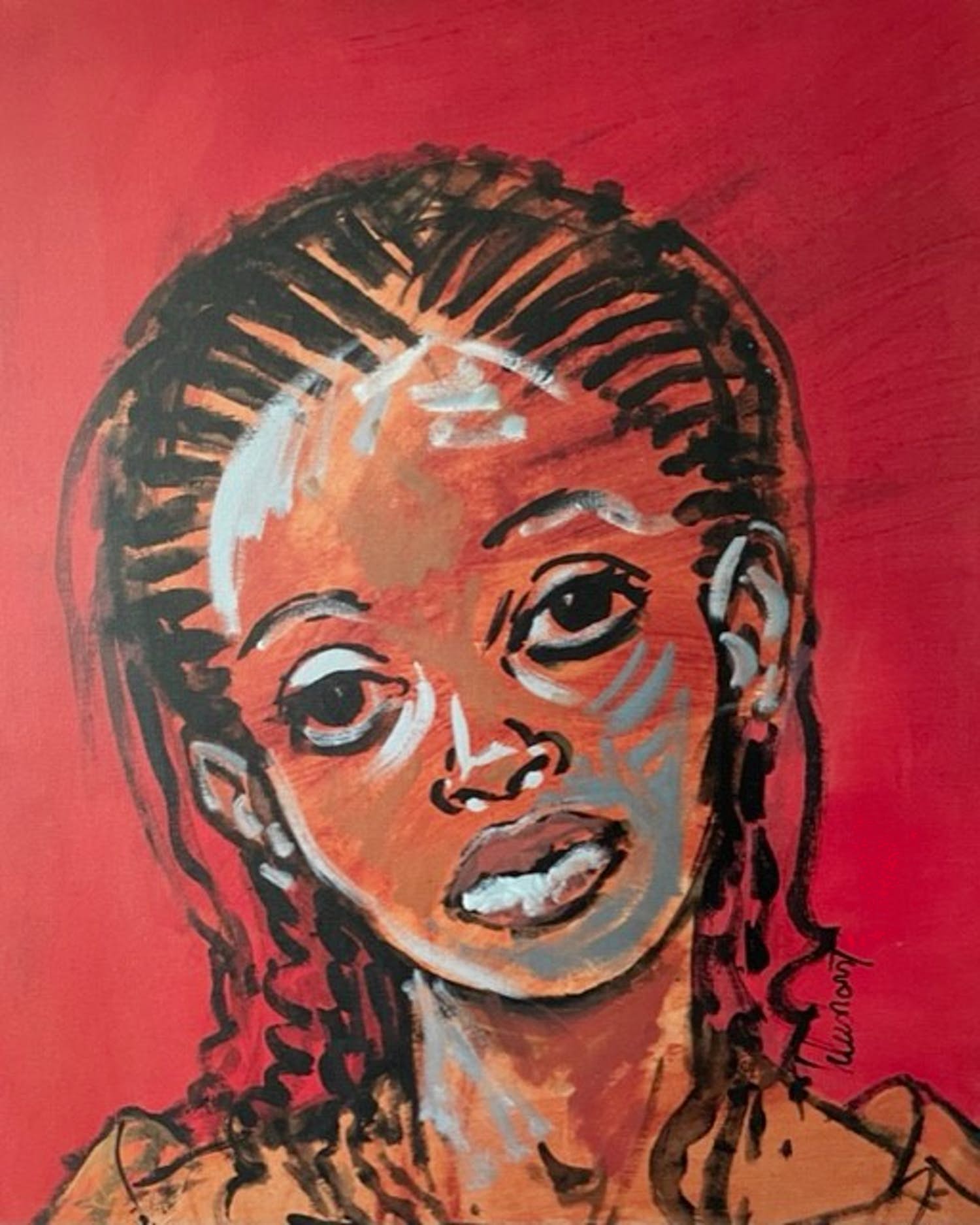 Peter Klashorst - Peter Klashorst: Africa Girl verkocht voor € 100!