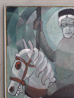 Engelbert Gijsbrecht van Heusden - Bejaard op draaimolenpaard. kopen? Bied vanaf 10!