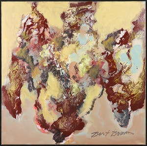 Bert Braam - Acryl op doek, Zonder titel kopen? Bied vanaf 60!