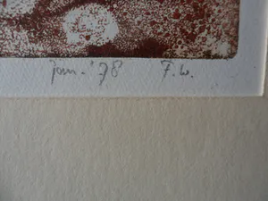 Frits Lindeman - Ets, titel. "Je pars ". kopen? Bied vanaf 25!