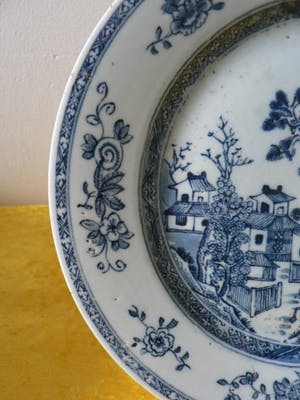 Curiosa - Landschapsbord - 18e eeuw - China kopen? Bied vanaf 1!