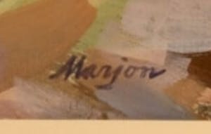 Marjon de Wit - "Haventje in Bretagne" - Gouache, Ingelijst kopen? Bied vanaf 85!