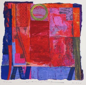 Jos Verwiel - Zeefdruk, Zonder titel kopen? Bied vanaf 1!