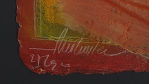 Theo Koster - Zeefdruk en collage, Zonder titel - Ingelijst kopen? Bied vanaf 35!