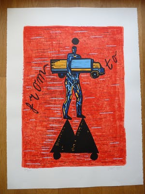 Hans Wap - TWEE ZEEFDRUKKEN betreffende VERVOER kopen? Bied vanaf 55!