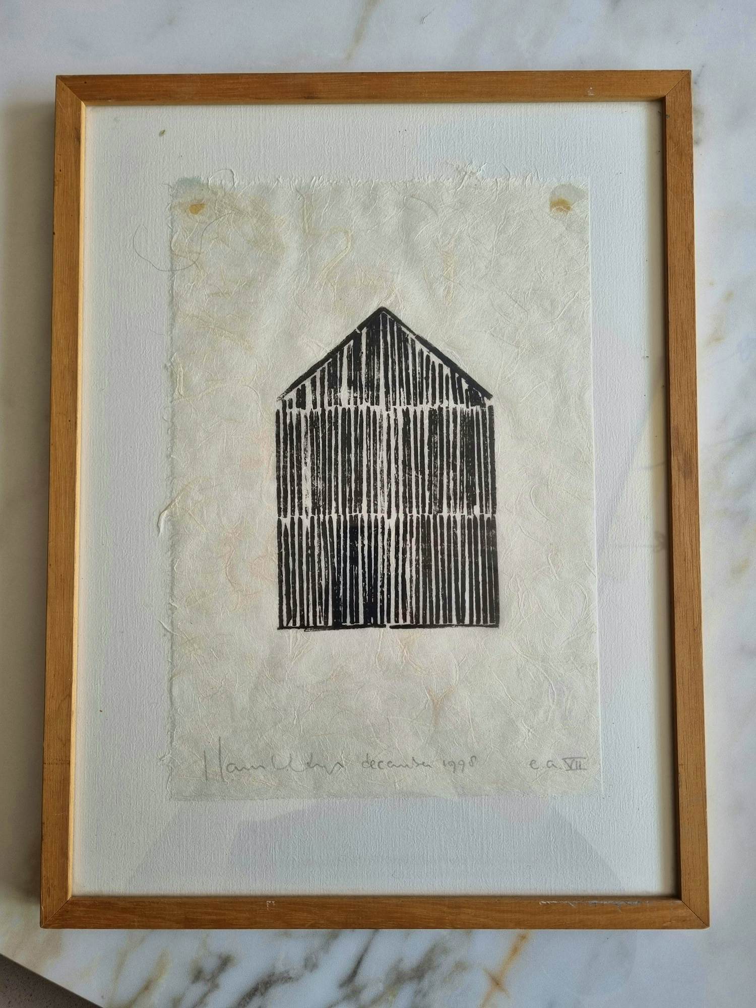 Niet of onleesbaar gesigneerd - Zwart/wit grafisch kopen? Bied vanaf 10!