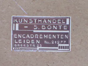 Niet of onleesbaar gesigneerd - Molen en woningen Zoutelande? - Gemengde techniek kopen? Bied vanaf 1!