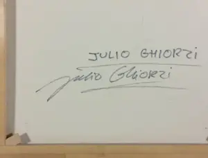 Julio Ghiorzi - Acryl op doek, koningin Beatrix (Groot) kopen? Bied vanaf 450!