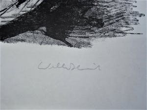 Dirkje Kuik - GROTE gesign. Litho "Vidocq - druk voor de Luis" eerste oplage van 25 ex! kopen? Bied vanaf 47!