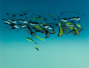 Nono Reinhold - Irisdruk, KB22 - Ingelijst kopen? Bied vanaf 200!