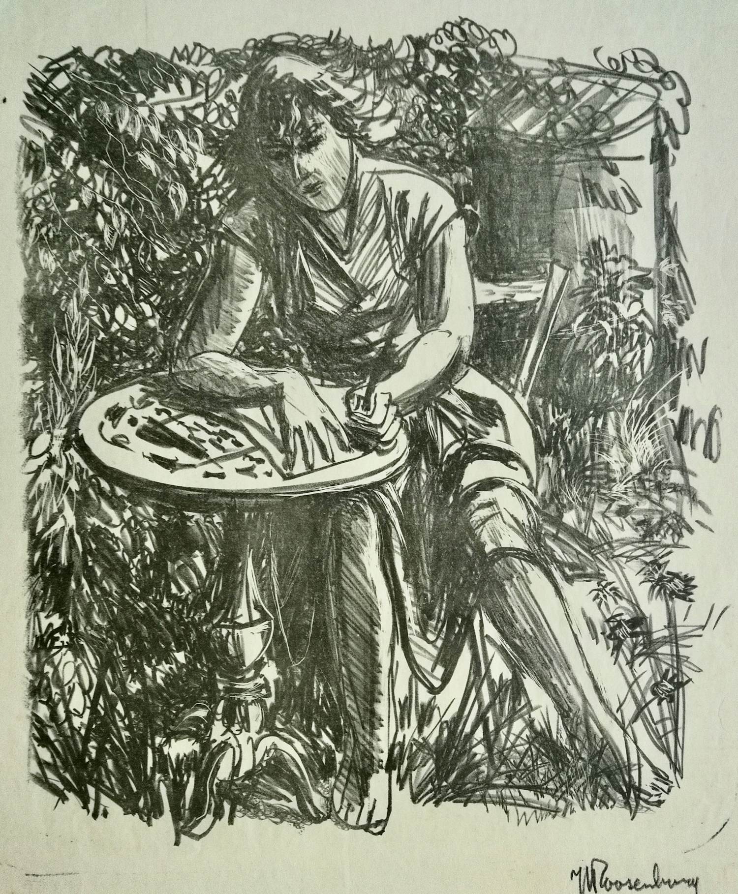 Jopie Roosenburg-Goudriaan - Litho kopen? Bied vanaf 10!