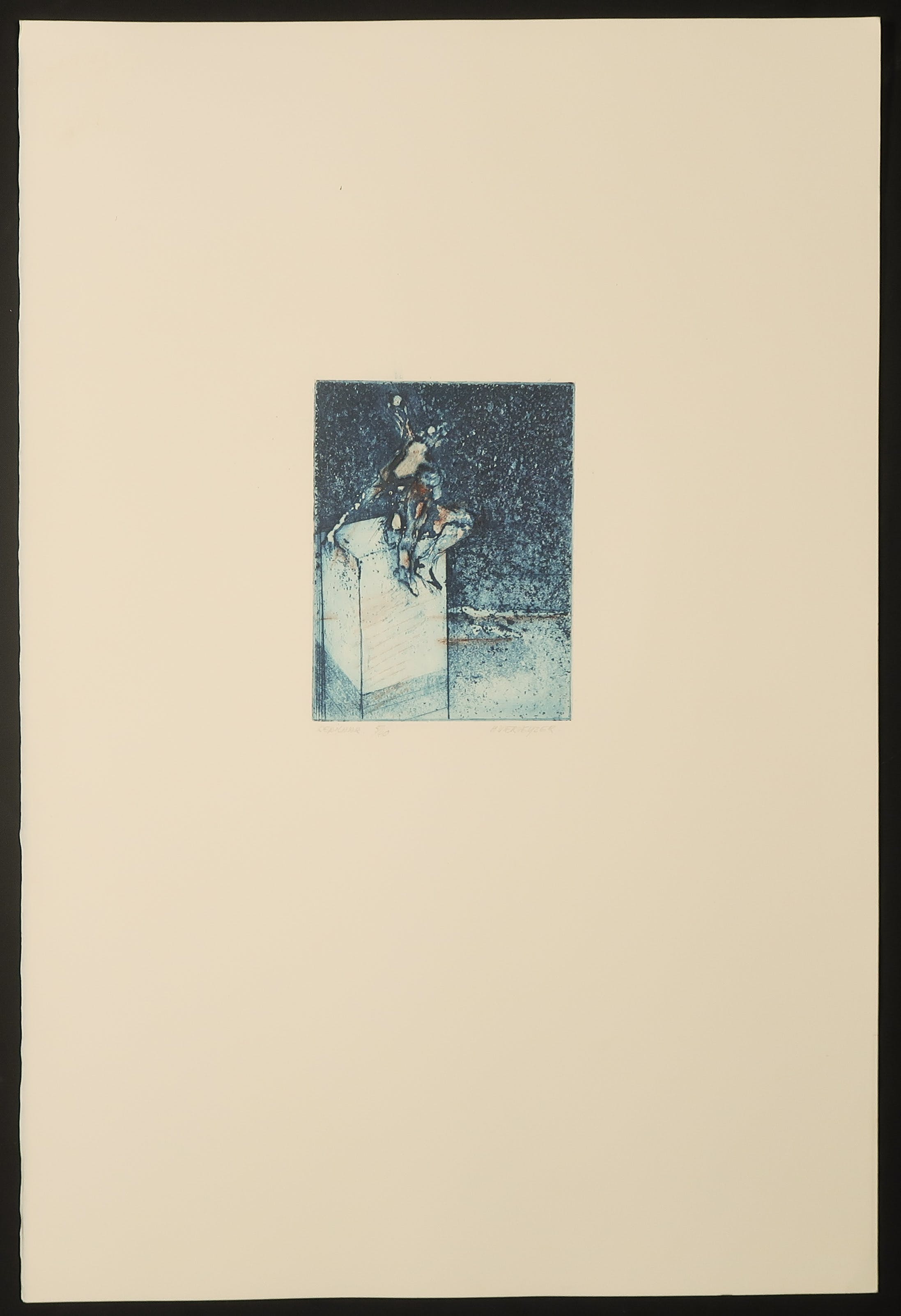 Henk Vierveijzer - Ets, De pilaar kopen? Bied vanaf 1!