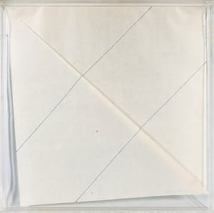 Yvonne Kracht - Gevouwen litho, Z.T. - Ingelijst kopen? Bied vanaf 50!