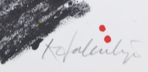 Kees Salentijn - Zeefdruk, Z.t. Hoofd kopen? Bied vanaf 1!