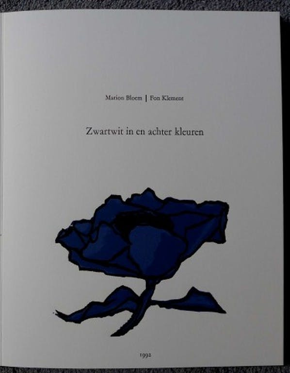 Fon Klement - 'Zwartwit in en achter kleuren', zeven boardsneden van Fon Klement verkocht voor € 250!