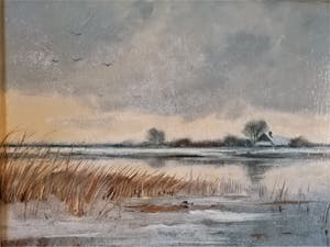 Gerard Krol - Hollands Polderlandschap kopen? Bied vanaf 65!