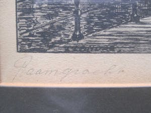 Louis Landre - Zicht op Amsterdam kopen? Bied vanaf 25!