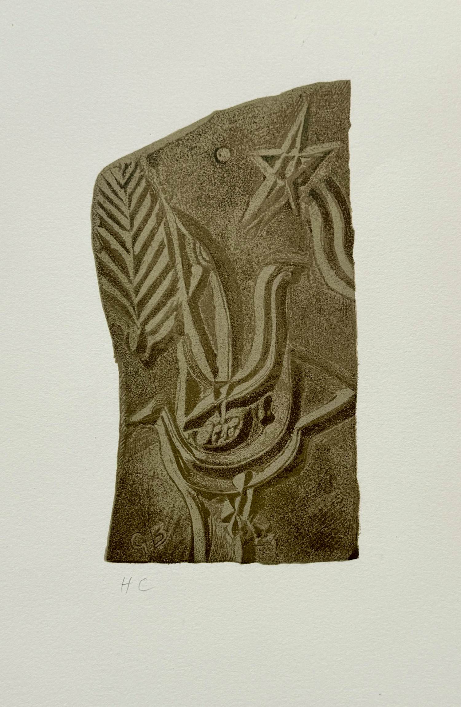 Georges Braque - L'Oiseau sous l'étoile 1952 Exemplar "H.C." kopen? Bied vanaf 250!