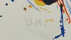 Arty Grimm - Zeefdruk, Zonder titel - Ingelijst kopen? Bied vanaf 50!