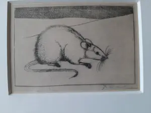 Jan Mankes - Originele Heliogravure Muis 1923 kopen? Bied vanaf 100!