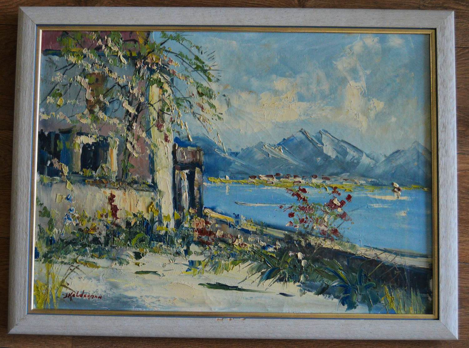 Jan Kelderman - Landschap. verkocht voor € 100!