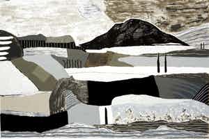 Ronald Boonacker - Zeefdruk NIGHT SKY TOSCANA I Handgesigneerd--GROOT!! verkocht voor € 145!