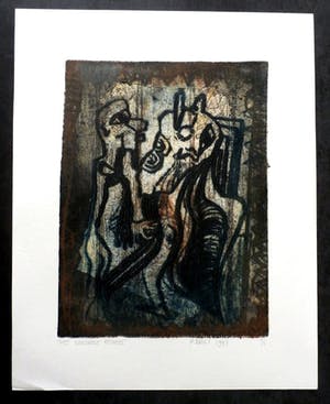 Pieter Drift - Ets: Het seksuele ritueel - 1997 - oplage 1 kopen? Bied vanaf 45!