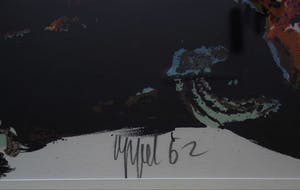 Karel Appel - Ingelijste litho: figuur - 1962 (nieuwe lijst!) kopen? Bied vanaf 1250!