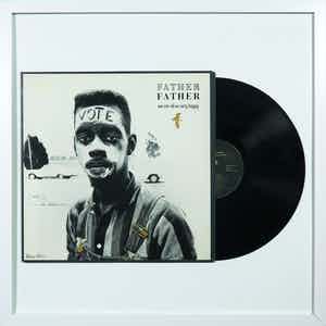 Bruce Davidson - Gesigneerde LP-hoes, Father Father album: We are all so very happy - Ingelijst verkocht voor € 1!