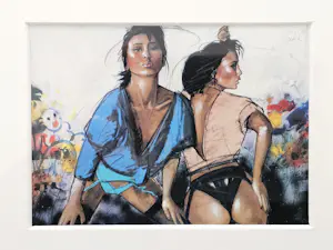 Nico Vrielink - Lijst met 4 afbeeldingen Graffiti periode kopen? Bied vanaf 25!