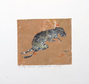 Betty Scheer - Linosnede, Gedroogde muis kopen? Bied vanaf 1!