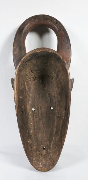 Bamana - Groot houten initiatiemasker met boog bovenop het hoofd kopen? Bied vanaf 1!