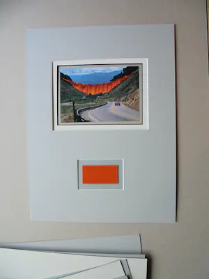 Christo - Project " Valley Curtain " 1970/72 - inc. original stofmonster - handgesigneerd kopen? Bied vanaf 139!