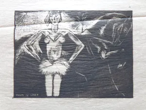 Daan de Vries - LOT VAN 4 STUKS / ZW-W HOUTSNEDE / SIG kopen? Bied vanaf 55!